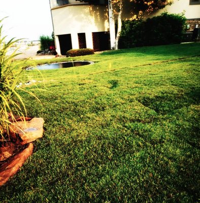 Landscaping/Irrigation - We will work with you to design a user friendly, sustainable landscape plan. We specialize in a multitude of services including: New construction, Irrigation/Sprinkler Systems Installed using only Rainbird and Hunter parts, Sod/ turf Installation, Decorative Rock and Mulch Beds, and fencing. Call us today to schedule a consultation.
We design a sprinkler system, install a vacuum prevention device, indoor/outdoor controller, valves, pipe (pvc and poly), and heads. We guarantee all irrigation work and parts for 1 year. Landscaping/Irrigation - We will work with you to design a user friendly, sustainable landscape plan. We specialize in a multitude of services including: New construction, Irrigation/Sprinkler Systems Installed using only Rainbird and Hunter parts, Sod/ turf Installation, Decorative Rock and Mulch Beds, and fencing. Call us today to schedule a consultation.
We design a sprinkler system, install a vacuum prevention device, indoor/outdoor controller, valves, pipe (pvc and poly), and heads. We guarantee all irrigation work and parts for 1 year.