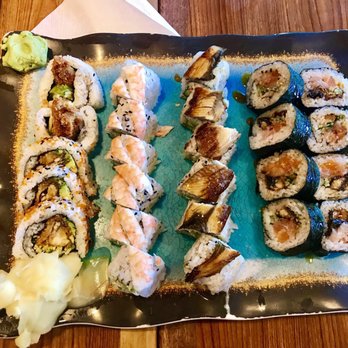 Yo Sushi - (L-R) Spider, Mexican, Super California, Crazy Monkey. - Sushi Bars Near Me - Vallejo, California Yo Sushi - (L-R) Spider, Mexican, Super California, Crazy Monkey. - Sushi Bars Near Me - Vallejo, California