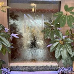 Nava Health & Vitality Center - Waterfall in waiting area is so calming and beautiful