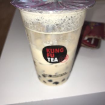 Kung Fu Tea - So good that I forgot to take a picture until I was almost done... Kung fu milk tea with boba! - Bubble Tea Near Me - Jacksonville, Florida