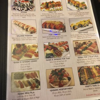 Kabuki - Menu Aug 2019 - Sushi Bars Near Me - Canton, Michigan