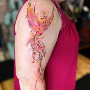 Heroic Arts Tattoo - Phoenix - color - Tattoo Near Me - Rochester, New York