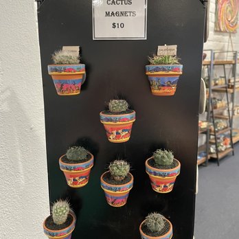 Sazzy's Galleria - Cactus magnets - Arts & Crafts Near Me - Palm Springs, California Sazzy's Galleria - Cactus magnets - Arts & Crafts Near Me - Palm Springs, California