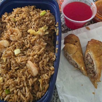 Shrimp Island - Shrimp froed rice, egg roll and sweet & sour sauce - Chinese Near Me - Houston, Texas Shrimp Island - Shrimp froed rice, egg roll and sweet & sour sauce - Chinese Near Me - Houston, Texas