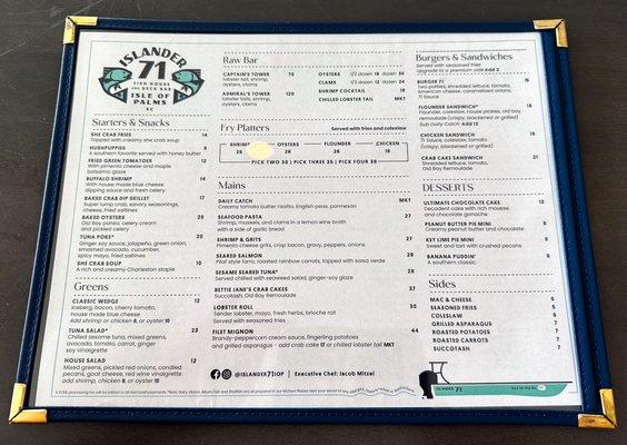 Menu photo 7 Islander 71 Fish House and Raw Bar Isle Of Palms, SC Menu photo 7 Islander 71 Fish House and Raw Bar Isle Of Palms, SC