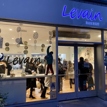 Levain Bakery - Upper East Side, NYC - Levain Bakery Storefront and Entrance - Bakeries Near Me - New York, New York