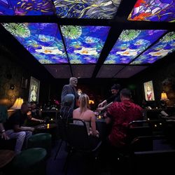 The Set - Decor as of 9/9/23 for Spirit Lounge Season