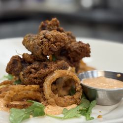 Blueprint on 3rd - Fried Liver and Onions with Comeback Sauce