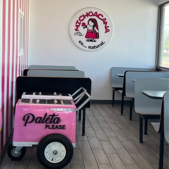 Paleteria Y Neveria La Michoacana - a pink ice cream cart - Ice Cream & Frozen Yogurt Near Me - Tucson, Arizona Paleteria Y Neveria La Michoacana - a pink ice cream cart - Ice Cream & Frozen Yogurt Near Me - Tucson, Arizona