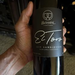 Burnsini Vineyards - 2019 Sangiovese for comparison.