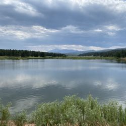 Manitou Lake - Beautiful lake! Easy trails loop around the lake.
