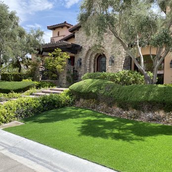 CB Desertscapes - Front yard artificial grass installation. Can't even see where the seams are! Fantastic job! - Landscaping Near Me CB Desertscapes - Front yard artificial grass installation. Can't even see where the seams are! Fantastic job! - Landscaping Near Me