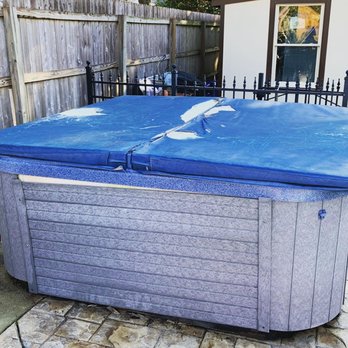 Ahoy Pools - Before Hot Tub Removal - Pool & Hot Tub Service Near Me - Suffolk, Virginia