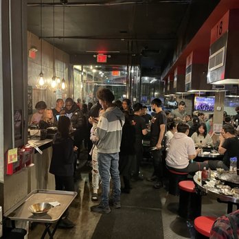 The Cast Iron Pot 3 - Crowds at entrance waiting - Korean Near Me - Flushing, New York