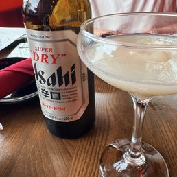Asahi, lychee martini Asahi, lychee martini