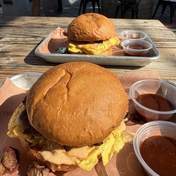 Canyons Barbeque - Brisket biscuit sandwich - Barbeque Near Me - Castro Valley, California
