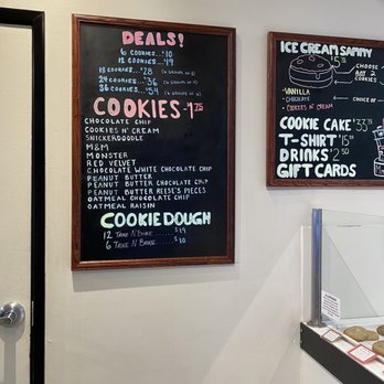Hot Box Cookies - a menu for a cookie shop - Desserts Near Me - Columbia, Missouri