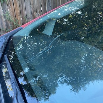 Low Price Auto Glass - my old windshield that cracked. they fixed it so quickly! - Auto Glass Services Near Me - Bloomington, California