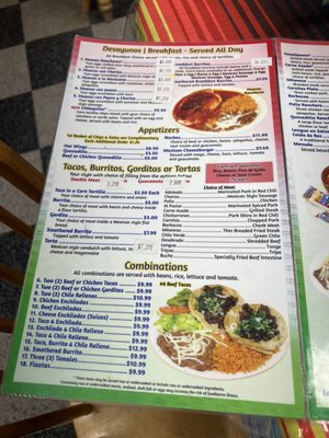 Menu photo 1 LA Panda Mexican Restaurant Longmont, CO Menu photo 1 LA Panda Mexican Restaurant Longmont, CO