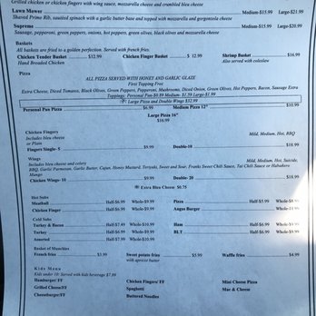 Sunset Grill - Menu - New American Near Me - Silver Creek, New York