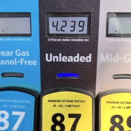 Unleaded gas. September 4, 2025. Unleaded gas. September 4, 2025.