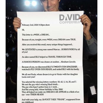 David Copperfield - Nonsense that you will see in this train wreck - Magicians Near Me - Las Vegas, Nevada