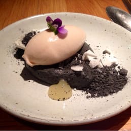 Dessert on the Sunday menu