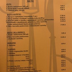 Fajferek - Menu z maja 2019