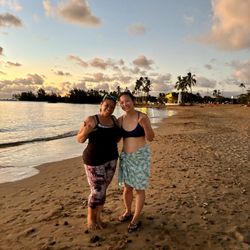 North Shore Surf Shop - We finally squeezed in a photo after our Sunset SUP Lesson with Slade
