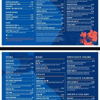 Blue Sushi Sake Grill - Happy Hour Menu - Sushi Bars Near Me - Tempe, Arizona