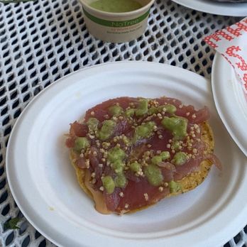 Tacos María - Tuna Tostada - Food Trucks Near Me - Miami, Florida Tacos María - Tuna Tostada - Food Trucks Near Me - Miami, Florida