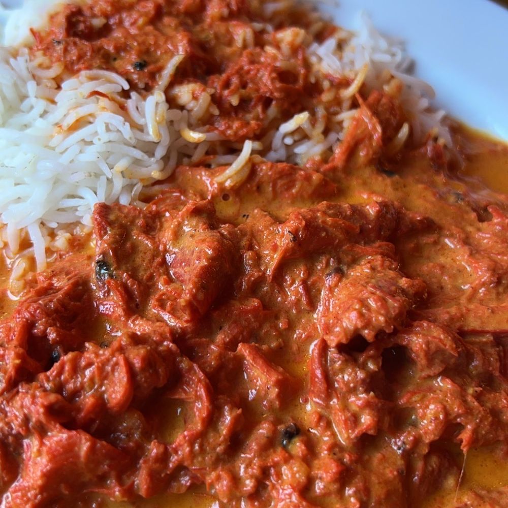 Butter Chicken with basmati rice Butter Chicken with basmati rice