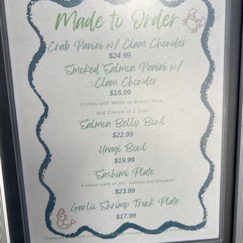 Seattle Fish Guys - 9/27/25 FYI. Menu - Seafood Markets Near Me - Seattle, Washington Seattle Fish Guys - 9/27/25 FYI. Menu - Seafood Markets Near Me - Seattle, Washington