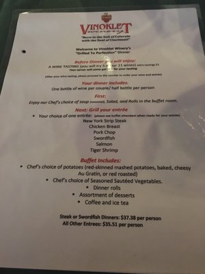 Menu photo 4 Vinoklet Winery & Restaurant Cincinnati, OH Menu photo 4 Vinoklet Winery & Restaurant Cincinnati, OH