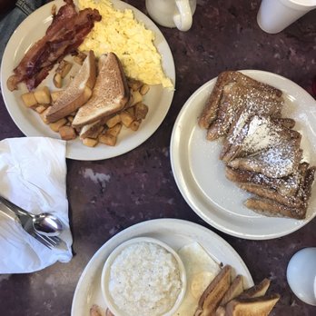 Clary's Cafe - Eggs, bacon, and french toasts. Yummy! - Breakfast & Brunch Near Me - Savannah, Georgia