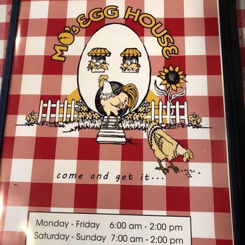 Mo's Egg House - Menu- loaded with lots of options - Breakfast & Brunch Near Me - Temecula, California