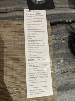 Menu photo 8 Sweetwater Oyster Bar Cedar Park, TX