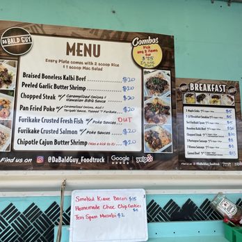 Da Bald Guy - Menu - Food Trucks Near Me - Kahuku, Hawaii Da Bald Guy - Menu - Food Trucks Near Me - Kahuku, Hawaii