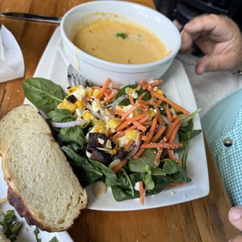 Crave - Cheddar Broccoli soup and Mango Fig Salad - Salad Near Me - Buena Vista, Colorado