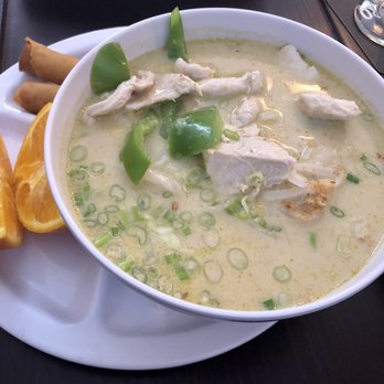 Blue Orchid - Green Curry Noodle Soup (lunch special) - Pan Asian Near Me - New Haven, Connecticut