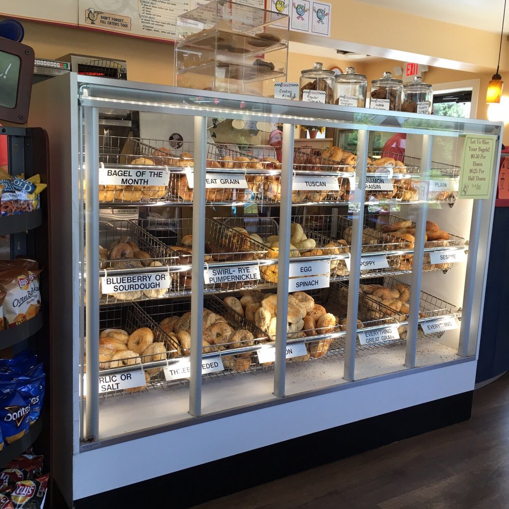 Bagel display! Bagel display!