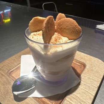 Bludso's BBQ - Banana Pudding wirh liquor 45 poured on top - Barbeque Near Me - Los Angeles, California Bludso's BBQ - Banana Pudding wirh liquor 45 poured on top - Barbeque Near Me - Los Angeles, California