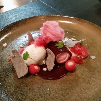 Social Eating House + Bar - Nitro raspberry cheesecake - Restaurants Near Me - Broadbeach, QLD Social Eating House + Bar - Nitro raspberry cheesecake - Restaurants Near Me - Broadbeach, QLD