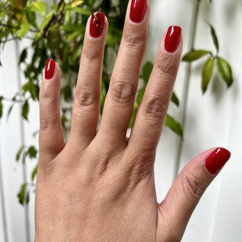 Lily Nail - Gel manicure with leaf design - Nail Salons Near Me - Pleasant Hill, California Lily Nail - Gel manicure with leaf design - Nail Salons Near Me - Pleasant Hill, California