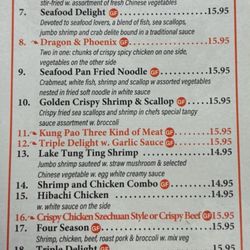 Fire Wok - Menu