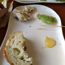 I can't eat half an avocado and a whole chicken breast on a BLT that's supposed to have slices of each.  Also, $10 for this small sandwich.