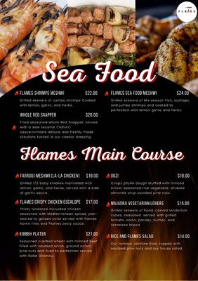 Menu photo 6 Flames Mediterranean Bar & Grille Melbourne, FL Menu photo 6 Flames Mediterranean Bar & Grille Melbourne, FL