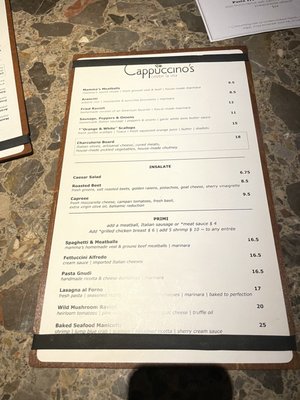 Cappuccino's by null