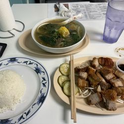 RR Pinoy & Thai Asian Cuisine - Beef Balalo, Lechon Kawali, and White Steamed Jasmin Rice