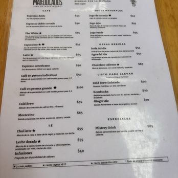 maleducados - Drink menu - Breakfast & Brunch Near Me - Hermosillo, SON